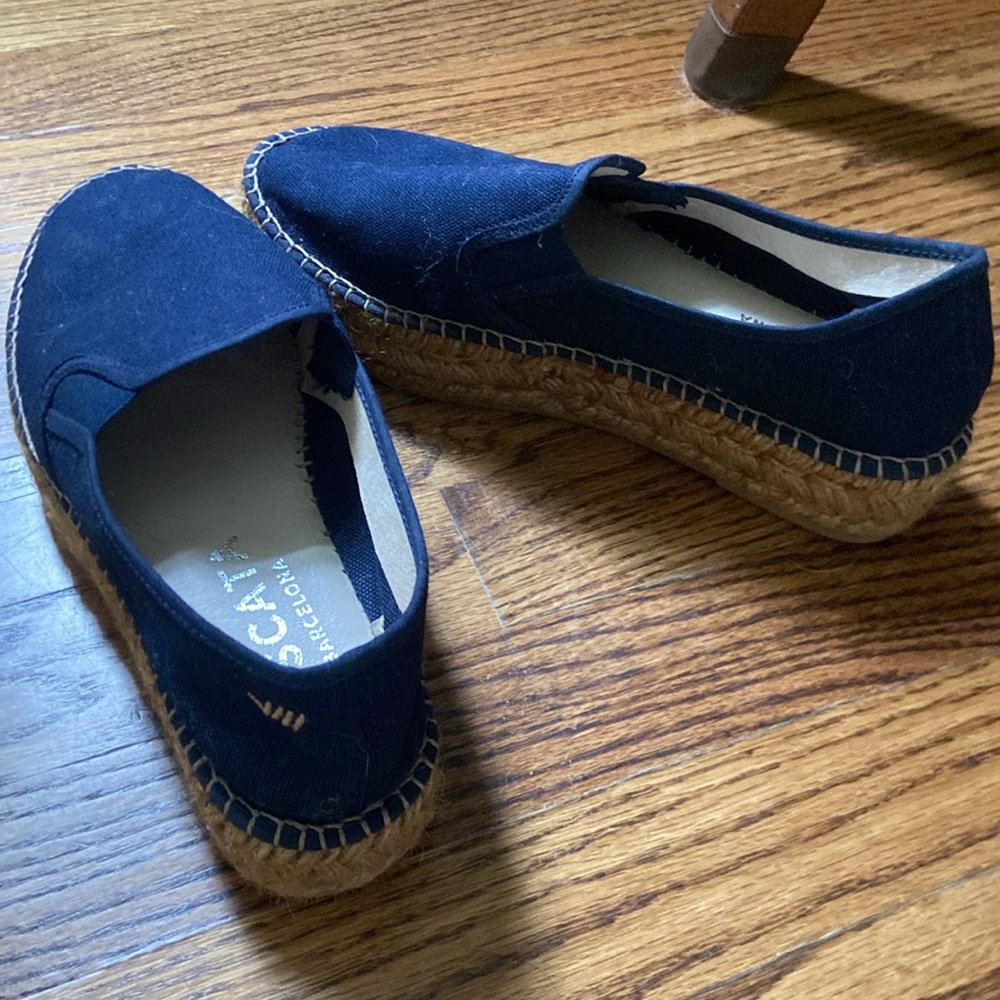 Viscata Navy Platform Espadrilles - image 2